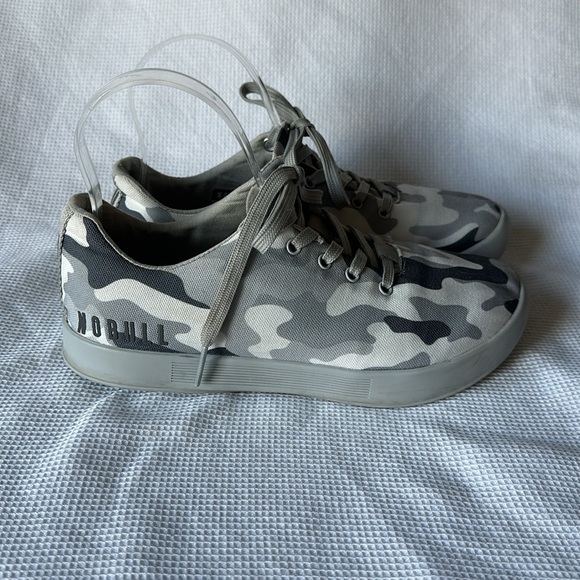 Nobull Arctic Grey Camo Canvas Women's 7.5 Men’s 4 Trainers Shoes - Picture 5 of 11